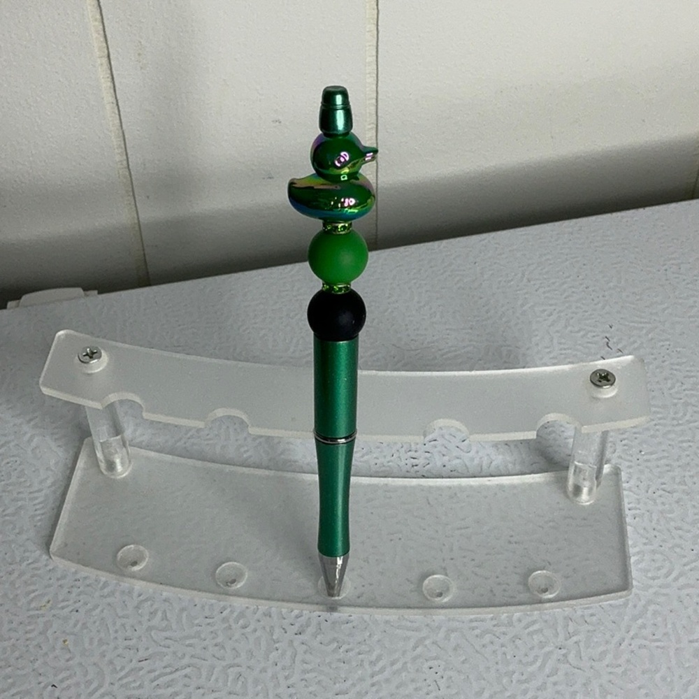 Green Beaded Pen